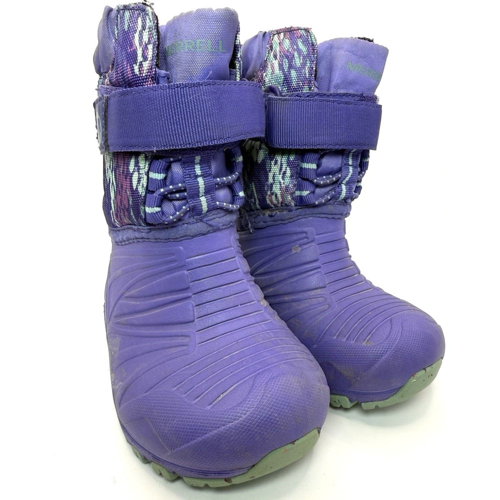 Merrell Snowqlite Purple Waterproof Insulated Snow Boots Toddler‎ Size 5